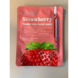 Sadoer Strawberry Tender Skin Facial Mask Deep Hydrating Nourishing 25g SD06271